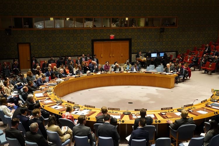 A United Nations Security Council meeting in progress. There is a crying need for the international high table to be expanded to seat more member states – in line with their relevance in the contemporary world, and not as the global order that prevailed in the middle of the 20th century.Courtesy: Getty Images  Covid crisis underlines pressing need for multilateral institution reforms 1204098323