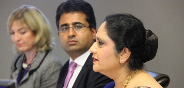UK- India Education Investment Conclave Manoj Ladwa with Asha Khemka 700x336