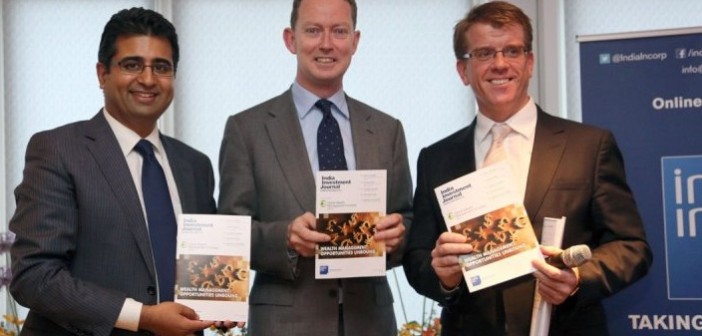 greg barker launching investment journal UK Minister launches special issue of India Investment Journal Manoj ladwa with Greg Barker and Paul Eagland 704x379 702x336