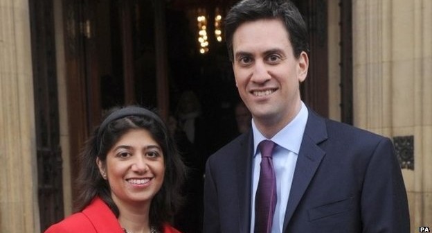 Violence Against Women &#038; Girls &#8211; Labour&#8217;s Commitment Seema Malhotra MP with Ed Miliband 624x336