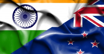 new zealand India &#038; New Zealand – the future looks bright, with much to do India New Zealand Flag 351x185