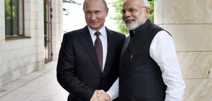 Reset with Russia? Narendra Modi with Russian PM Putin 702x336